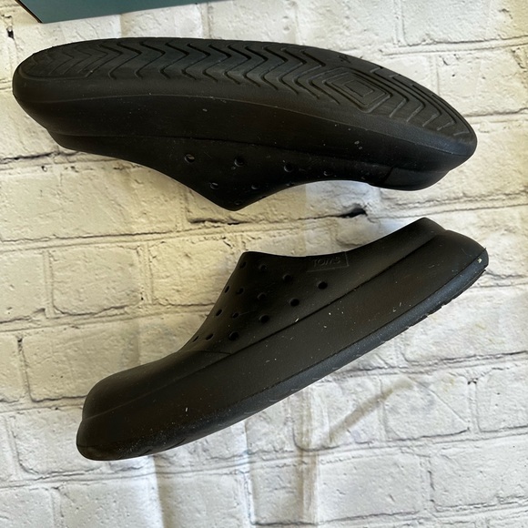 TOMS Alpargata Mallow Molded Mules Unisex Black Flats Casual Women size 9, Men 7 - Picture 7 of 7